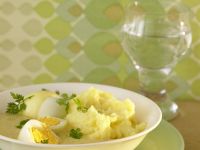 Eier mit Senfsauce und Kartoffelpüree Rezept