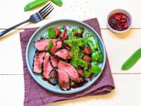 Entenbrust mit Zuckerschoten Rezept