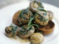 Estragon-Champignons mit Röstbrot Rezept