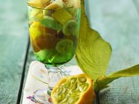 Exotischer Obstsalat mit Zimt Rezept