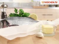 Fisch im Ofen dämpfen