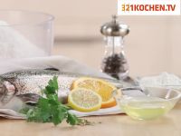 Simpler Fisch in Salzkruste