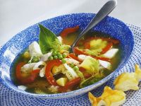 Fischsuppe mit Gemüse