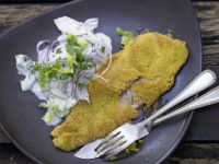 Forellenfilets in Polentakruste Rezept