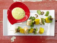 Fruchtige Hähnchenspieße Rezept