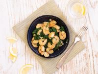 Garnelen mit Spinat Rezept