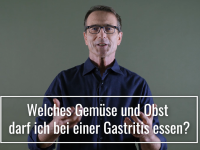 Welches Gemüse und Obst darf ich bei einer Gastritis essen?