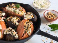 Gebackene Süßkartoffeln und Rote Bete