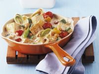 Gebratener Tofu mit Lauch und Zucchini Rezept