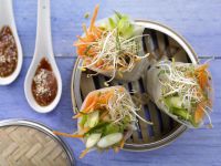Gedämpfte Asia-Wraps Rezept