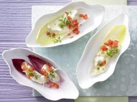Gefüllte Chicoréeblätter Rezept