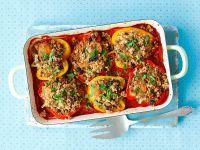 Gefüllte Paprikaschoten mit Couscous Rezept