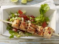 Gegrillte Lachsspieße Rezept