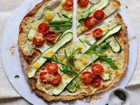 Gemüse-Flammkuchen Rezept