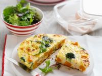 Gemüse-Frittata mit Kürbis Rezept