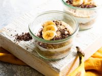 Gesunder Banoffee Pie im Glas Rezept