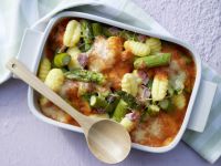 Gnocchi-Spargel-Auflauf Rezept
