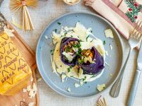 Rotkohlrouladen ohne Fleisch