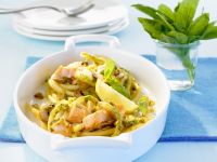 Gratinierte Lachs-Nudeln Rezept
