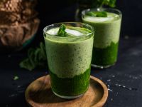 Grüner Smoothie mit Kefir