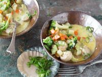 Grünes Curry mit Kokosmilch Rezept