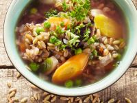 Grünkern-Gemüsesuppe Rezept