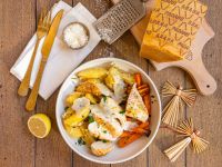 Hähnchen mit Zitrone und Kartoffeln Rezept