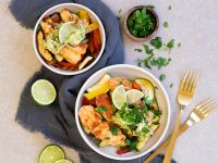 Hähnchen mit Zucchini und Paprika Rezept