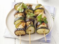 Hähnchen-Zucchini-Spieße Rezept
