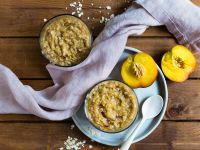 Haferbrei mit Nektarine Rezept