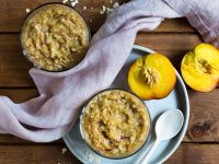 Haferbrei mit Nektarine