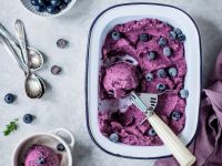 Heidelbeer-Bananen-Eis mit Lucuma Rezept