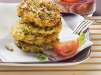 Hirsebratlinge mit Tomatensalat Rezept