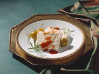 Honigparfait mit Hagebuttensauce Rezept