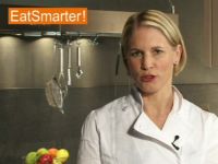 Gebackene Auberginen aushöhlen