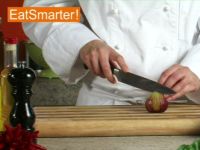 Wie Sie Feigen ganz einfach in Spalten schneiden