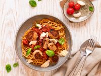 Italienische Hackbällchen mit Pasta Rezept