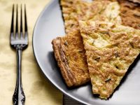 Italienisches Fladenbrot aus Kichererbsenmehl (Farinata) Rezept