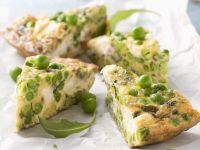 Italienisches Omelett mit Erbsen Rezept