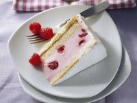 Joghurttorte mit Himbeeren Joghurttorte mit Himbeeren