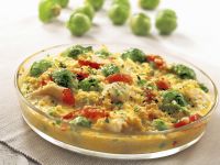 Kabeljau-Rosenkohl-Gratin Rezept