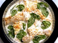 Kabeljau-Spinatgratin Rezept