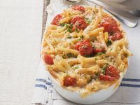 Käse-Makkaroni mit Cocktailtomaten Rezept
