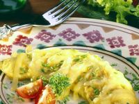 Käse-Omelett mit Schnittlauch Rezept