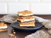 Käsekuchen mit Schokopudding-Füllung Rezept