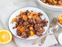 Kaki-Schoko-Crumble Rezept