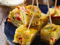 Kartoffel-Frittata mit Paprika Rezept