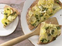 Kartoffel-Quark-Pizza Rezept