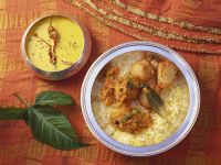Kartoffel-Reis-Topf auf indische Art Rezept
