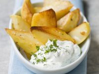 Kartoffel-Wedges mit Quark-Dip Rezept